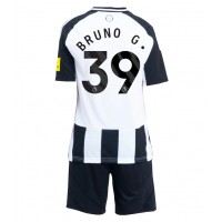 Newcastle United Bruno Guimaraes #39 Hemmaställ Barn 2024-25 Korta ärmar (+ Korta byxor)